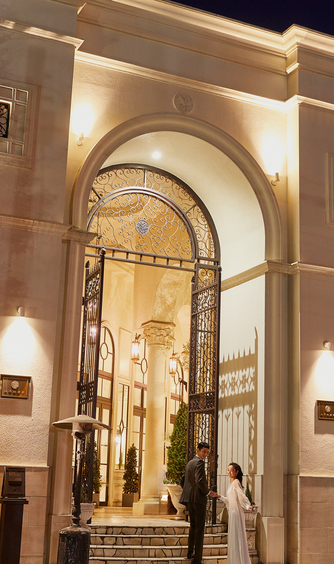 北山迎賓館 チャペル(煌めく光に包まれたイルミネーション装飾)画像 2-1