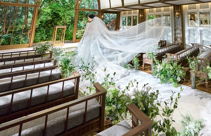 ベイサイド迎賓館 鹿児島 チャペル(木の温もりと美しい緑が人気★森のチャペル)画像 2