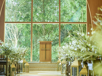 アクアテラス迎賓館 新横浜 チャペル(柔らかな光が差し込む最上階のチャペル)画像 2-1