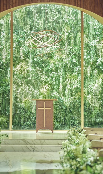 アクアテラス迎賓館 新横浜 チャペル(今夏生まれ変わる緑光溢れるチャペル)画像 2-1