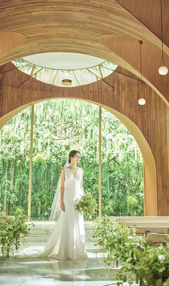 アクアテラス迎賓館 新横浜 チャペル(今夏生まれ変わる緑光溢れるチャペル)画像 2-1