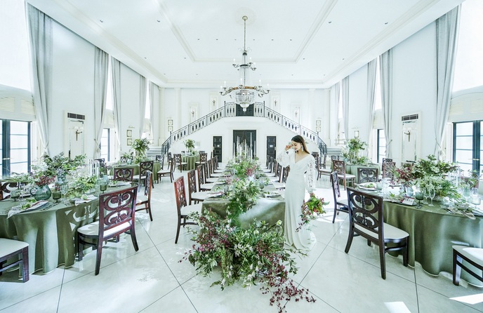 アクアテラス迎賓館 新横浜 上質×自然体 大人ナチュラルウエディング画像 1