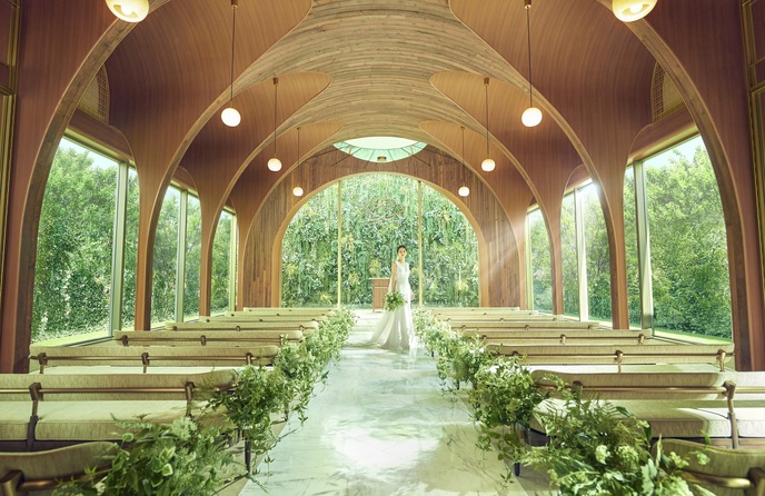 アクアテラス迎賓館 新横浜 緑のチャペルが今夏リニューアル画像 1