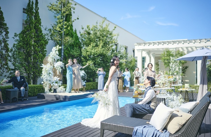 アーヴェリール迎賓館 高松 プールサイドでカジュアルなガーデンW画像 1