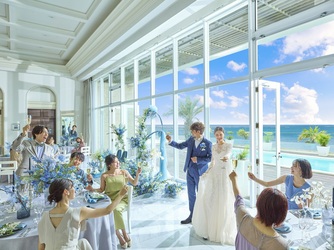 ベイサイド迎賓館 和歌山 オーシャンビューの披露宴会場画像 2-2