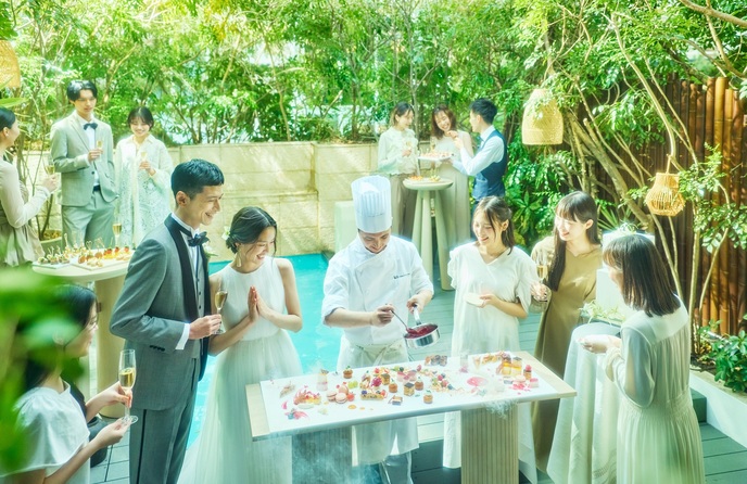ニーズ表参道 by T&G WEDDING (旧 表参道テラス) 日暮れと共に表情を変える美しい自然画像 1