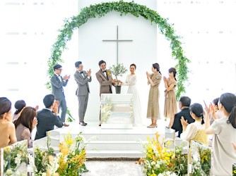 AILE d’ANGE NAGOYA(エルダンジュ ナゴヤ) チャペル(空間コーディネートも自由にアレンジできる)画像 2-1