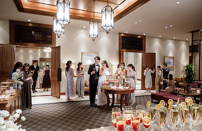 クラシカ ベイ クオーレ 会場にはおしゃれなホワイエを併設画像 1