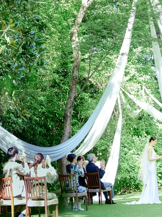 ザ ナンザンハウス(THE NANZAN HOUSE) セレモニースペース(【ガーデンセレモニー】自然に囲まれた挙式)画像 1-1