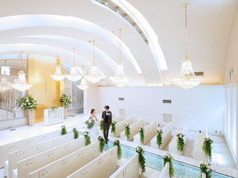 ザ・グローオリエンタル名古屋 チャペル(ガラスのバージンロード×寛ぎの貸切邸宅)画像 2-1