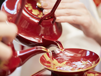 名古屋 河文 セレモニースペース(料亭 河文 を代表する石舞台での挙式)画像 2-3