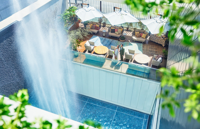 福岡 天神モノリス(FUKUOKA TENJIN MONOLITH) 庭園画像 1