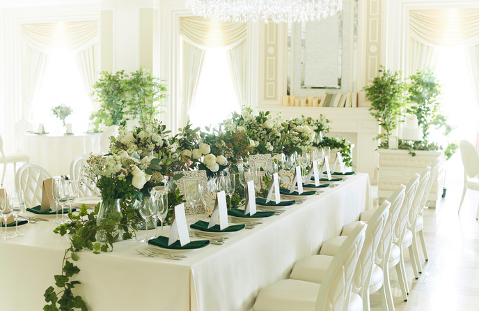 アンジェリオン オ プラザ TOKYO 【長卓レイアウト】家族中心の会食スタイル画像 1