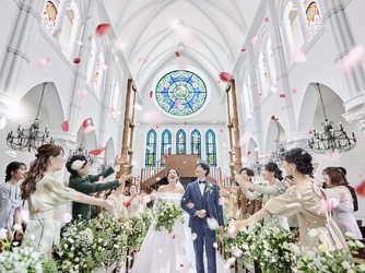 アルカンシエル luxe mariage大阪 チャペル(選べる貸切ガーデン付き!都心の大邸宅)画像 2-1