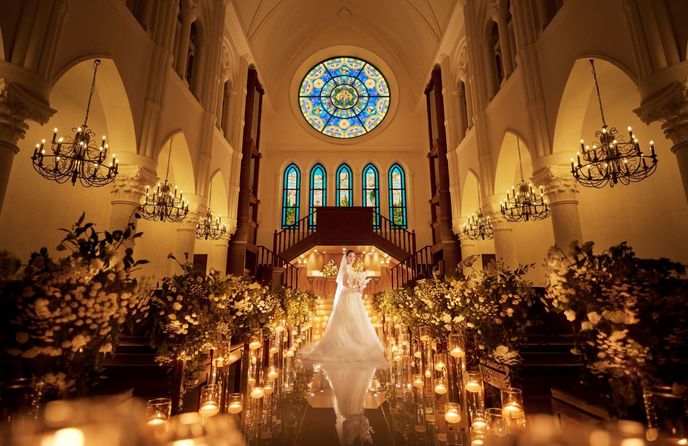 アルカンシエル luxe mariage大阪 チャペル(花嫁が輝くフォトジェニック空間)画像 1