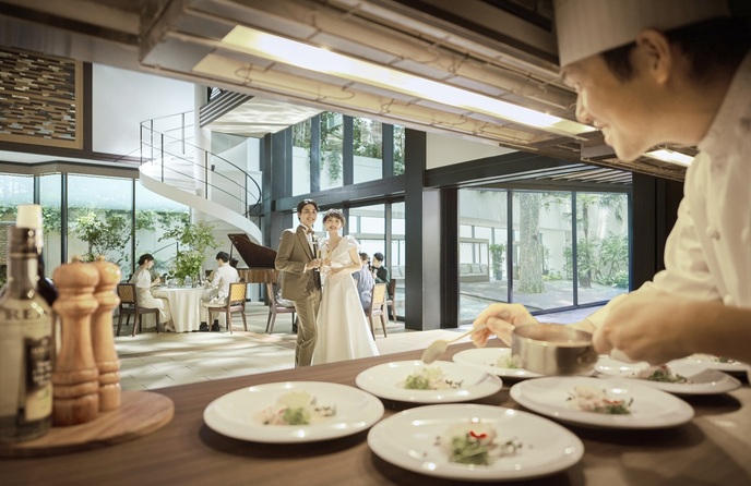 アルカンシエル luxe mariage大阪 料理・ケーキ1画像 1