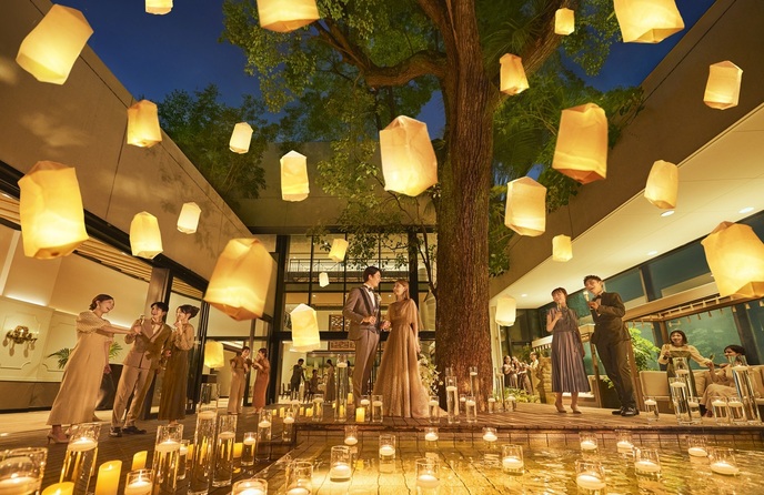 アルカンシエル luxe mariage大阪 幻想的なナイトタイムで個性を表現画像 1