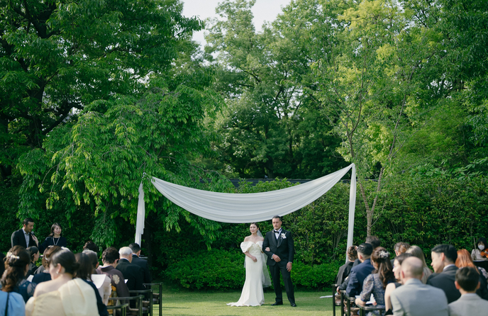 ザ・ガーデンオリエンタル・大阪 セレモニースペース(ガーデン挙式でお二人らしいセレモニーを)画像 1