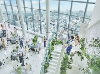 ルミヴェール　ＴＯＫＹＯ（ＬＵＭＩＶＥＩＬ　ＴＯＫＹＯ） チャペル(地上215m、空と光のスカイチャペル)画像2-2