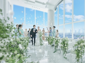 ルミヴェール TOKYO(LUMIVEIL TOKYO) チャペル(都心の絶景を望む、非日常空間にご招待)画像 2-1