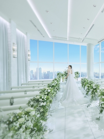 ルミヴェール　ＴＯＫＹＯ（ＬＵＭＩＶＥＩＬ　ＴＯＫＹＯ） チャペル(地上215m、空と光のスカイチャペル)画像1-1