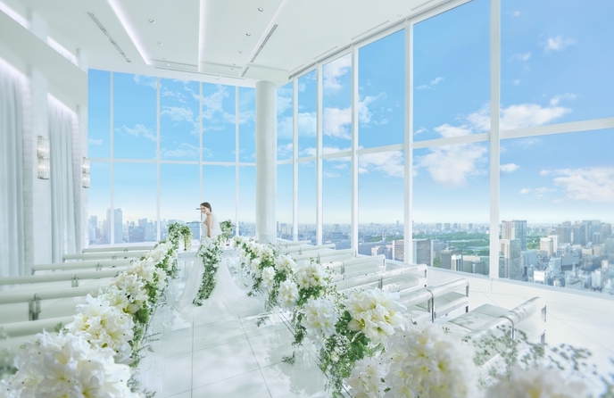 ルミヴェール TOKYO(LUMIVEIL TOKYO) チャペル(都心の絶景を望む、非日常空間にご招待)画像 1