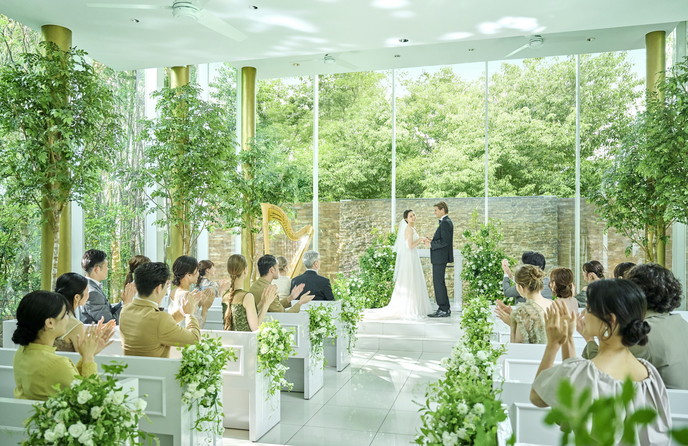 ラヴィス・ヴィラ・スイート チャペル(豊かな緑と水のせせらぎがふたりを包む)画像 1