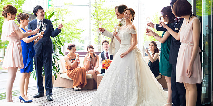 オステリア ムーリベッキ 【会場とひとつながりのテラス】画像 1