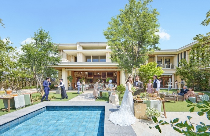 Miel Cocon(ミエルココン) ◆チャペル・パーティ会場と隣接のガーデン画像 1