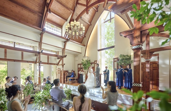 Miel Cocon(ミエルココン) チャペル(木のぬくもりと陽光に包まれるチャペル)画像 1