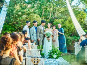 パラッツォ ドゥカーレ 麻布 チャペル(青空広がるオープンテラス!緑溢れる挙式)画像 2-2