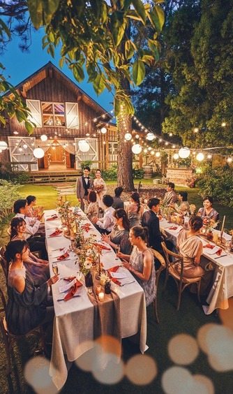 BARN&FOREST(バーン アンド フォレスト) THE BARNでのナイトウェディングパーティー画像 2-1