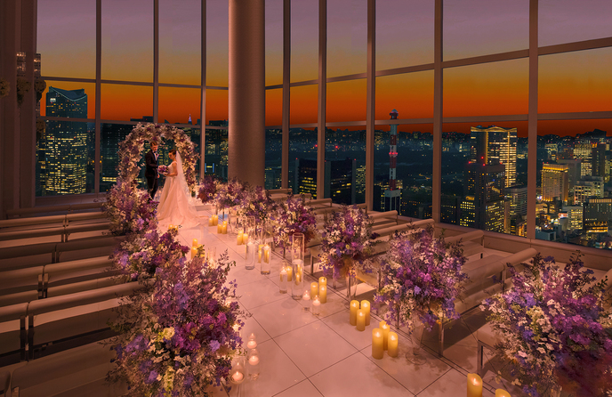 Fish Bank TOKYO(フィッシュバンク トーキョー) チャペル(美しい夜景を望む祭壇でのセレモニー)画像 1