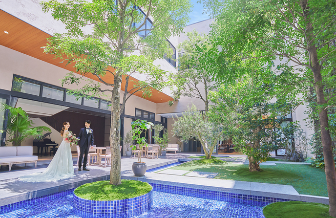 LAZOR GARDEN NAGOYA(ラソール ガーデン・名古屋) 自然に囲まれたリゾート空間画像 1