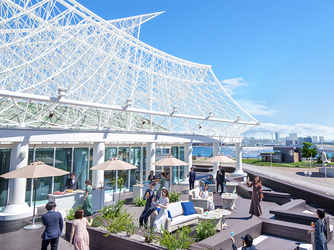 OCEAN PLACE チャペル(オーシャンビューを背景にしたテラス挙式)画像 2-4