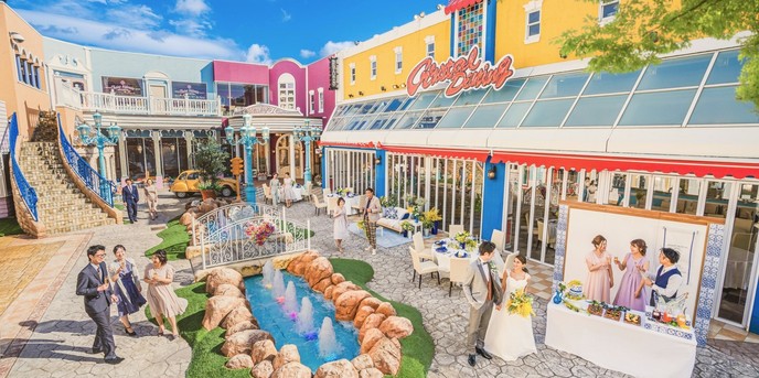 ウエディング ファンタジア 足を踏み入れた瞬間笑顔になるガーデン画像 1