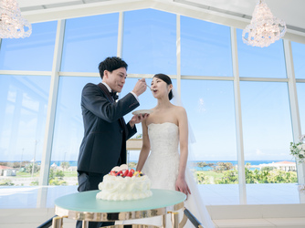 シー シェル ブルー サザンビーチホテル&リゾート沖縄/小さな結婚式 演出画像 1-3