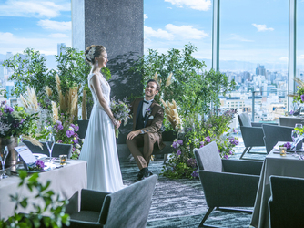 ホテルロイヤルクラシック大阪 【少人数婚専用】スカイバンケット瑠璃RURI画像 2-2