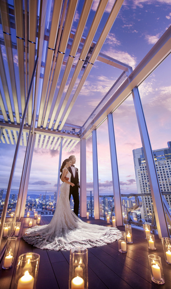 ホテルロイヤルクラシック大阪 【少人数婚専用】スカイバンケット瑠璃RURI画像 2-1