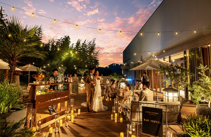 ラソールガーデン熊本 Garden/夜空を望むスカイガーデン画像 1