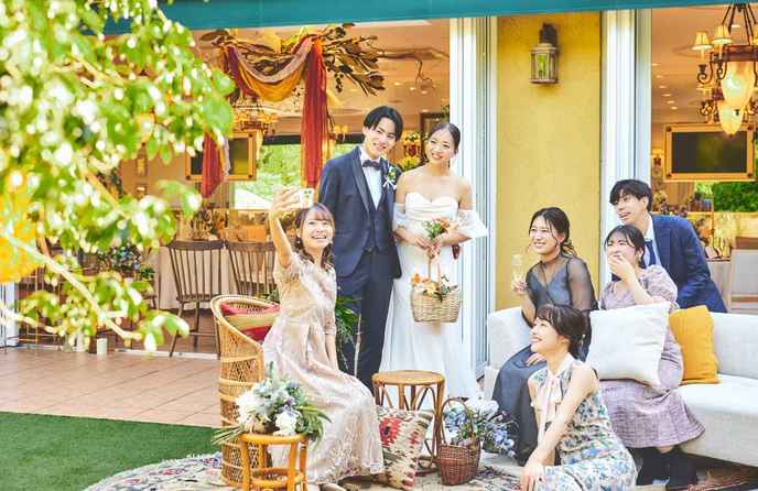 サンタ・アムール エテルニテ ~森の中の小さなwedding~ 会場一体型のプライベートガーデン画像 2