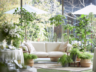 ザ グランダブリュー 水戸(THE GRAND W MITO) 光差し込む、庭園を臨むパーティ会場画像 2-4