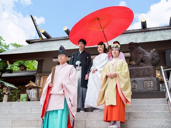 芝大神宮/クチュールナオコ銀座店 セレモニースペース(《挙式の後》)画像 2-1