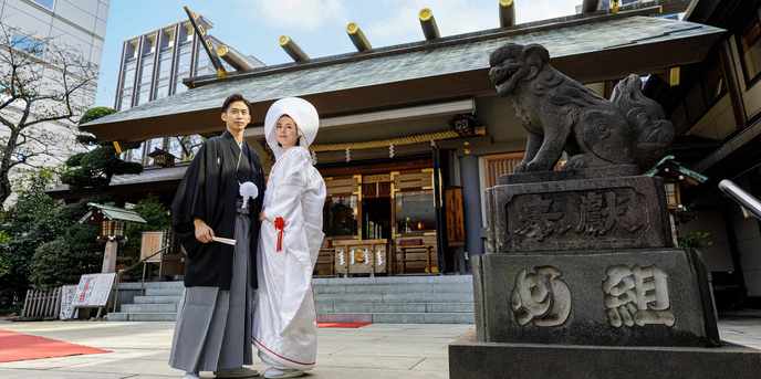 芝大神宮/クチュールナオコ銀座店 セレモニースペース(《挙式の後》)画像 1