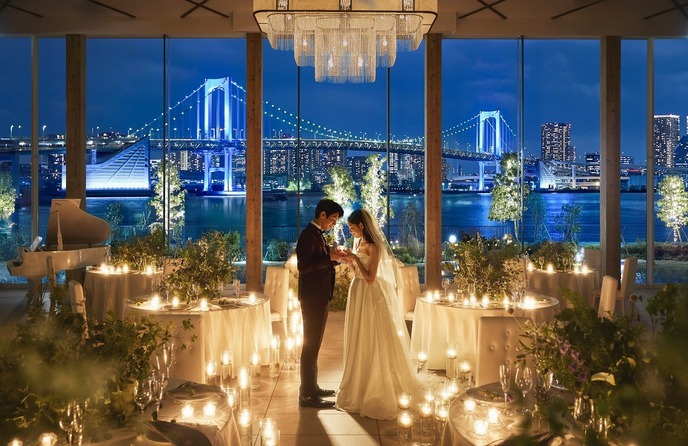 ララシャンスガーデン 東京ベイ ナイトパーティーで今までにない結婚式を画像 1