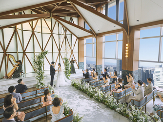 ザ・マークグランドホテル チャペル(3フロア吹き抜けの開放感溢れる壮大な空間)画像 2-3