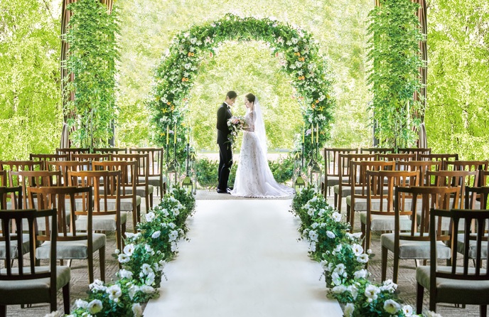 ザ・マークグランドホテル チャペル(緑と自然光が溢れる開放感たっぷりの挙式)画像 1