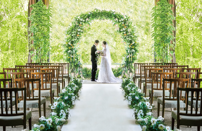 ザ・マークグランドホテル チャペル(緑と自然光が溢れる開放感たっぷりの挙式)画像 1