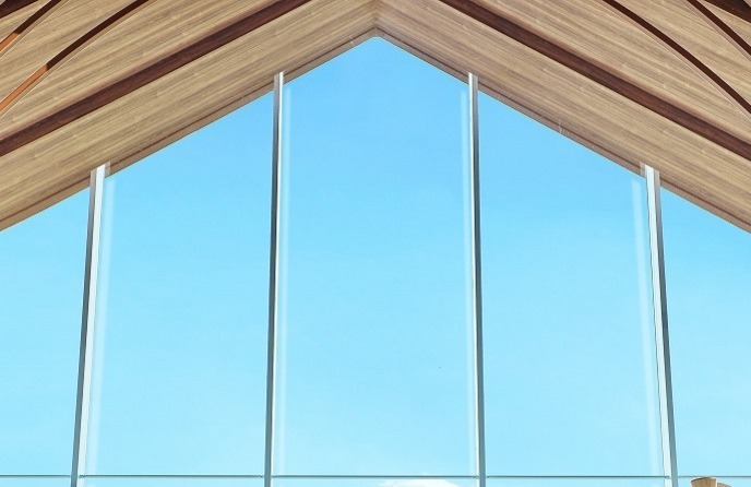 The 迎賓館 偕楽園 別邸 チャペル(パノラマビューの3面ガラス張りのチャペル)画像 1