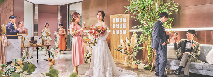 MARINE TOWER WEDDING 高砂はテーブルorソファーにアレンジ自由画像 2-1